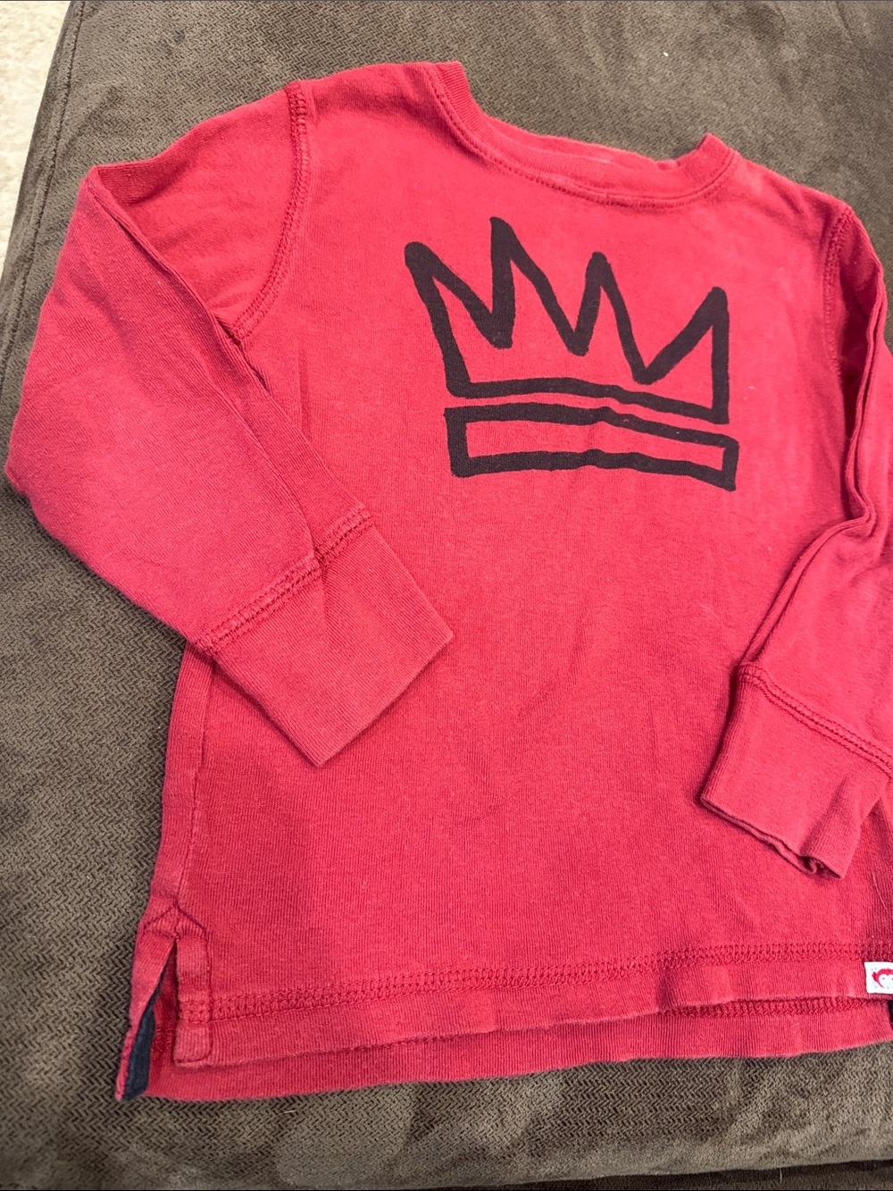Appaman Red Long-Sleeve Crown Sweatshirt